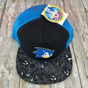 Sonic the Hedgehog Baseball Cap Adjustable Snapback Flat Brim Hat